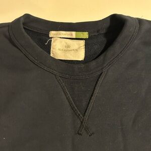 Sid Mashburn Dark Blue Crewneck Sweatshirt